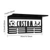 Medal Holder Carbon Steel Medal Display Rack Ribbons Metal Custom Sports Race Plaques Hanger Wrestling Trophy Shelf