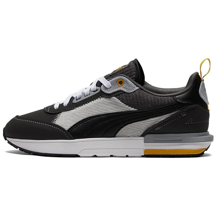 PUMA Unisex R22 Casual Shoes Black/Gray Men s 383834-02 EU 36