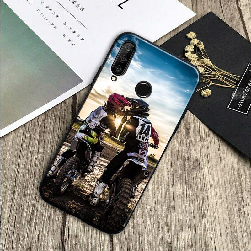 Moto Cross Motorcycle Sports For Huawei Nova 7i 3i 8i 11 12i 10 9 SE Y60 Y61 Y70 Y72 Y73 Y90 Y91 P20 P30 Pro P40 Lite Case