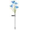 Solar Simulation Lily Flower Outdoor Courtyard Garden Villa Decoration Night Light Home Lawn Floor Lamp