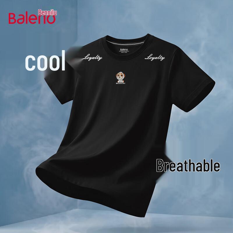 Baleno Men s JPB Bandana Beagle Ice-Feel Short Sleeve T-Shirt 3XL
