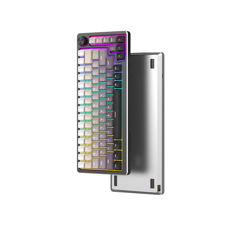 83-Key Aluminum RGB Wired Custom Mechanical Keyboard for Gaming and Office