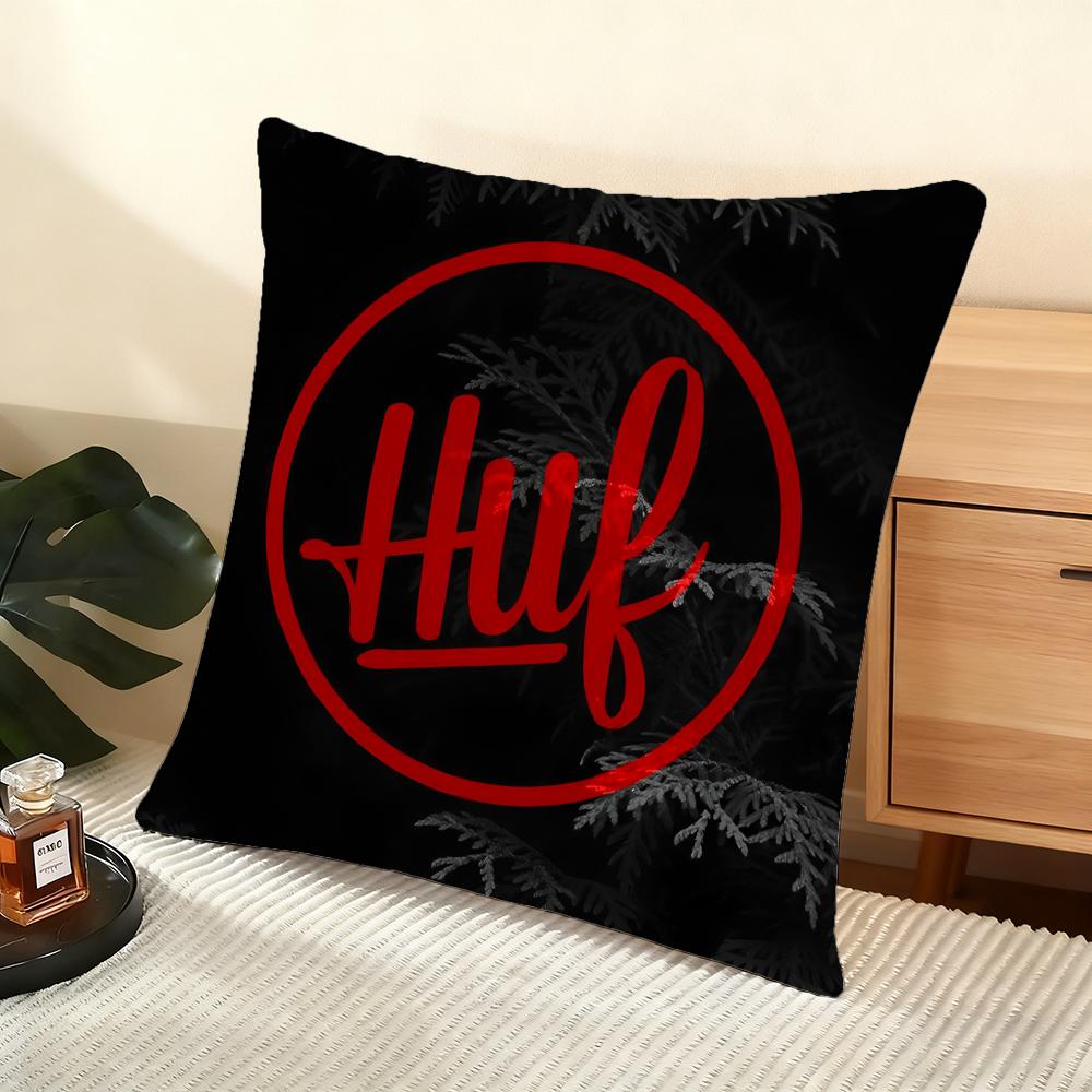 Hot Trend H-Huf Cushion Cover Soft Short Plush Pillow Cover Smooth Cozy Texture Aesthetic Cushion Case Home Decor