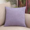 Solid Color Linen Throw Pillow Cover with Customizable Logo.