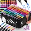 Nukido NK-912 Alcohol Markers with Bag of 80