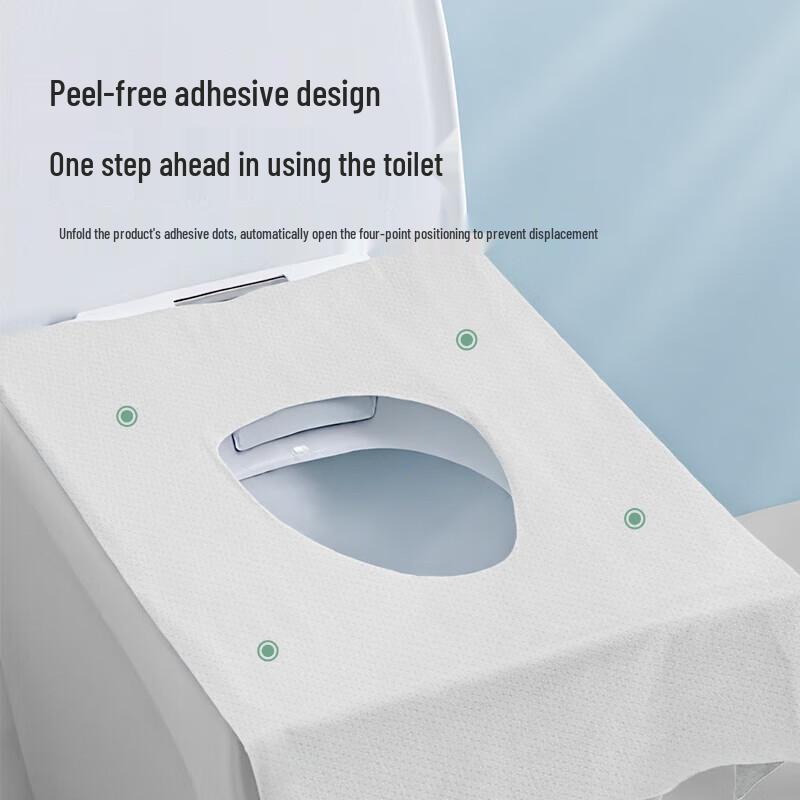 DeYou Portable Disposable Toilet Seat Covers, 50-Pack