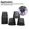10Pcs New Mesh Pots Hydroponic Basket Soilless Grow Net Plastic Planting