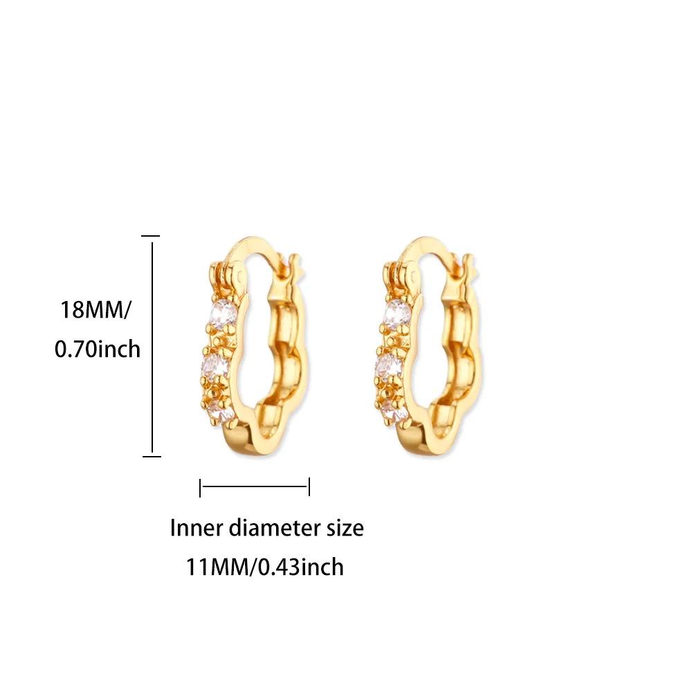 Exquisite mini fashion simple zircon pearl earrings stud earrings niche versatile design earrings women