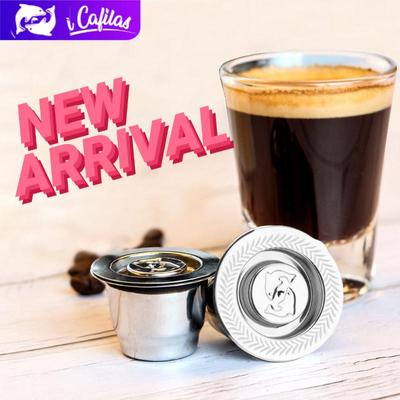 [NESC03] Filtru reutilizabil pentru capsule de cafea, din oțel inoxidabil, pentru aparatul de cremă, cești, păstăi, bază de tamper, pentru Nespresso Inissia, Essenza, Philips LOR Barista