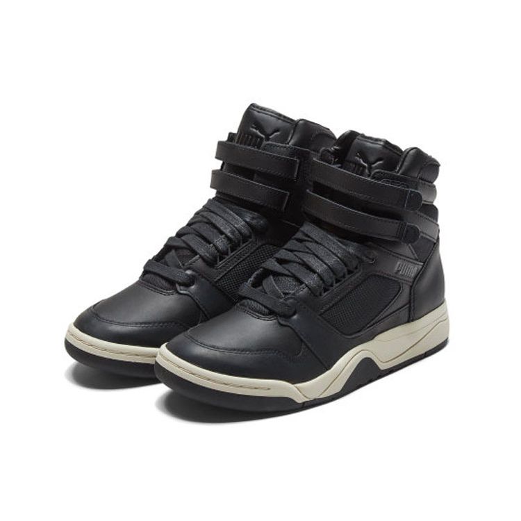 Puma PALACE GUARD MID COURTSIDE Unisex Black White 370069-01