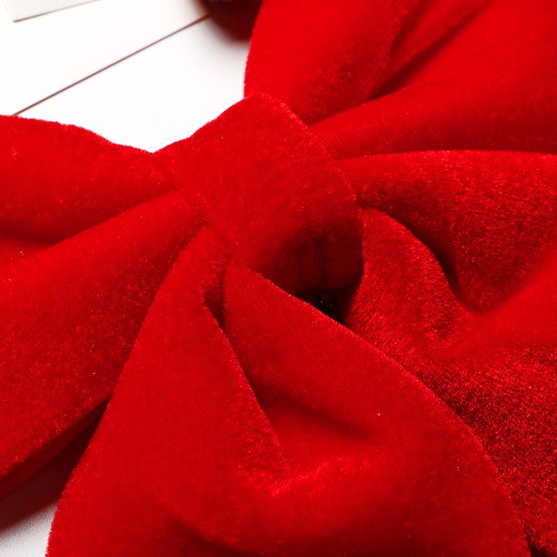 Red Bow Christmas Tree Ornaments & DIY Wreath Accessories