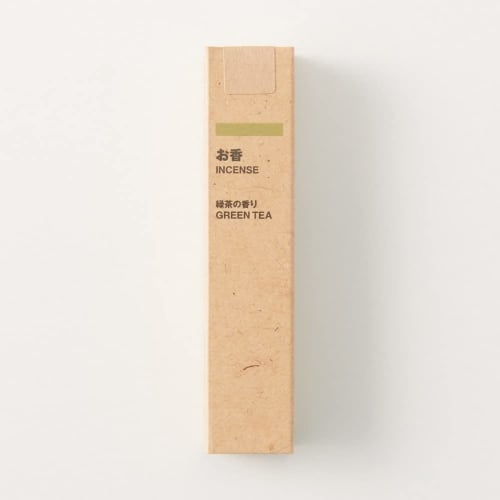 MUJI Räucherstäbchen Breite 1,8 x Tiefe 1,8 x Höhe 7,9cm Stäbchentyp Grünteeduft 82576108 12 Stück