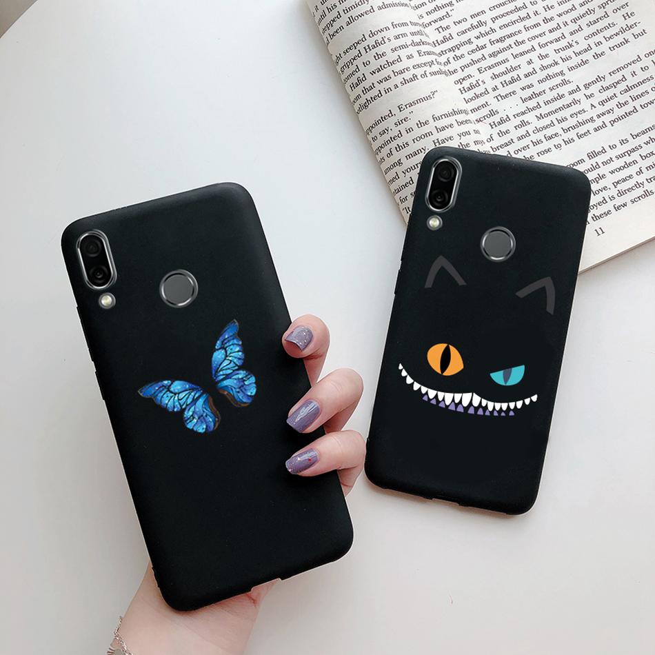 Süße Katzen Kaktus Avocado Herz Hüllen Für Huawei Honor Play Abdeckung Mattes Silikon Handyhülle Für Honor Play COR L29 HonorPlay Fundas