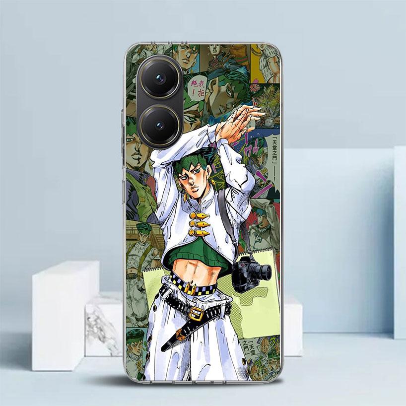 JoJo Adventure Rohan Kishibe Soft Cover for Xiaomi Poco F7 Ultra X7 X6 X5 Pro M7 Phone Case Redmi 15 15C 13 13C 12 12C 10 10C Pr