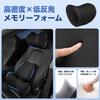 Virauto Car Headrest Neck Support Cushion with Memory Breathable Neck and Lumbar Cervical Spine and Back Pain Washable Easy Compatible with Multiple
