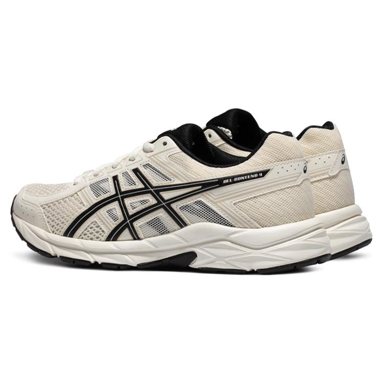 New Asics Gel Contend 4 'Creamwhite Black' Women's T8D9Q-112