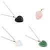 Love Pendant Necklace Drop-Shaped All-Match Crystal Charming Fashionable Necklaces Special Design Women Chain Decoration