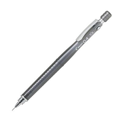 Pilot S3 Mechanischer Transparenter HPS300R10TB4 Bleistift, 0,4 mm, Schwarz, 10er-Set,