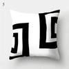 Throw Pillowcase Home Decor  New Black and White Geometric Cushion Cover Decorative
