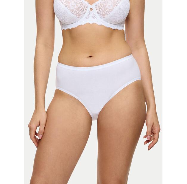 Трусики классические с высокой талией Triumph Sense Of Cotton EU 40