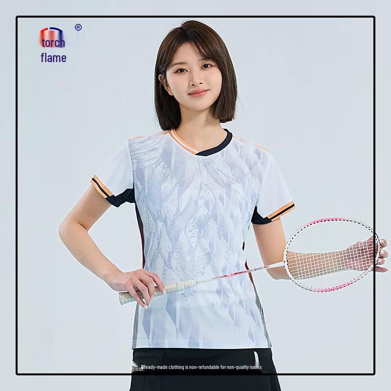 Ju Yan Unisex Badminton Short Sleeve Training Top L