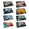 3D Visual Flower Diatom Mud Floor Rug Realistic Floral Doormat Anti-Slip Absorbent Mat for Bedroom Kitchen Bathroom Sofa Coffee Table