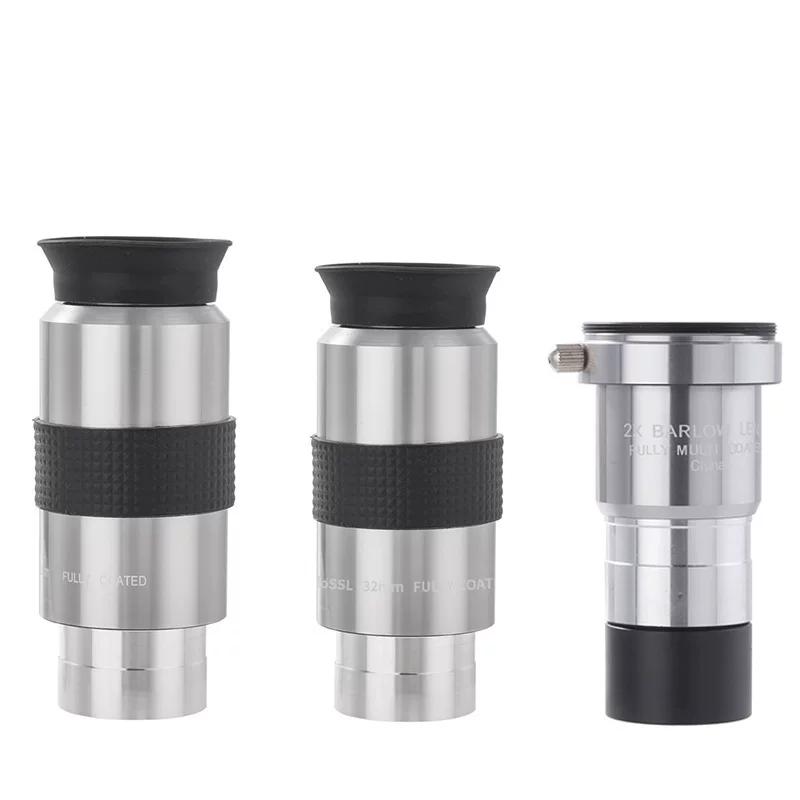 Proosol Pl 32mm Pl40mm Eyepiece 2x0. Teleconverter Astronomical Telescope 1.25-Inch Interface