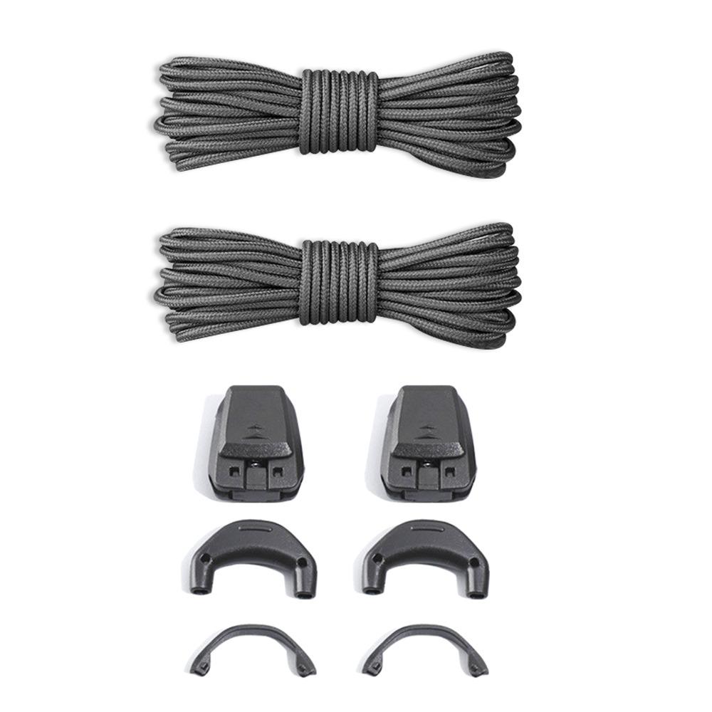 1Pair Creative Fashion Without Ties Quick Lace Kit Round Tennis No Tie Shoelaces Lazy Shoe Laces for Salomon Shoe Accessories