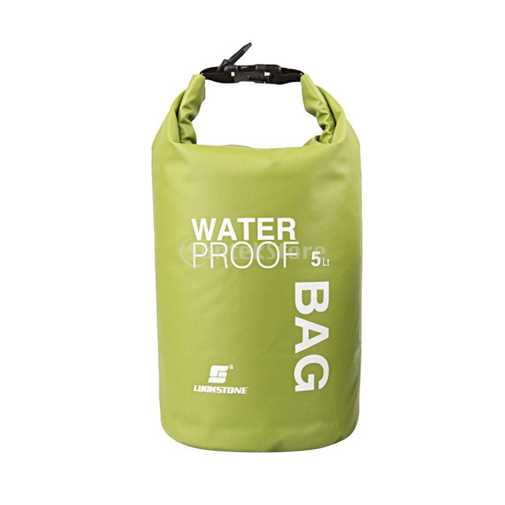 2L/5L/10L Waterproof Dry Bag Pack Sack Swimming Rafting Kayaking River Trekking Floating Sailing Canoing Boating Water Bag