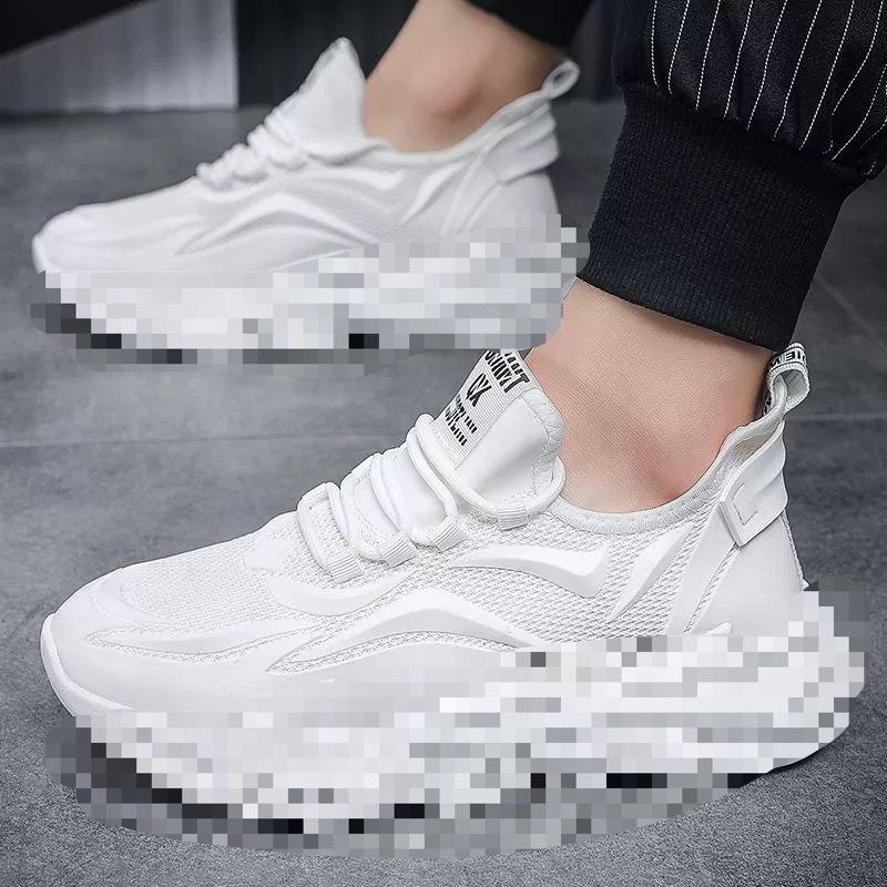 Summer new retro trend thick-soled, lightweight and versatile running breathable sports shoes heightening casual men's shoes