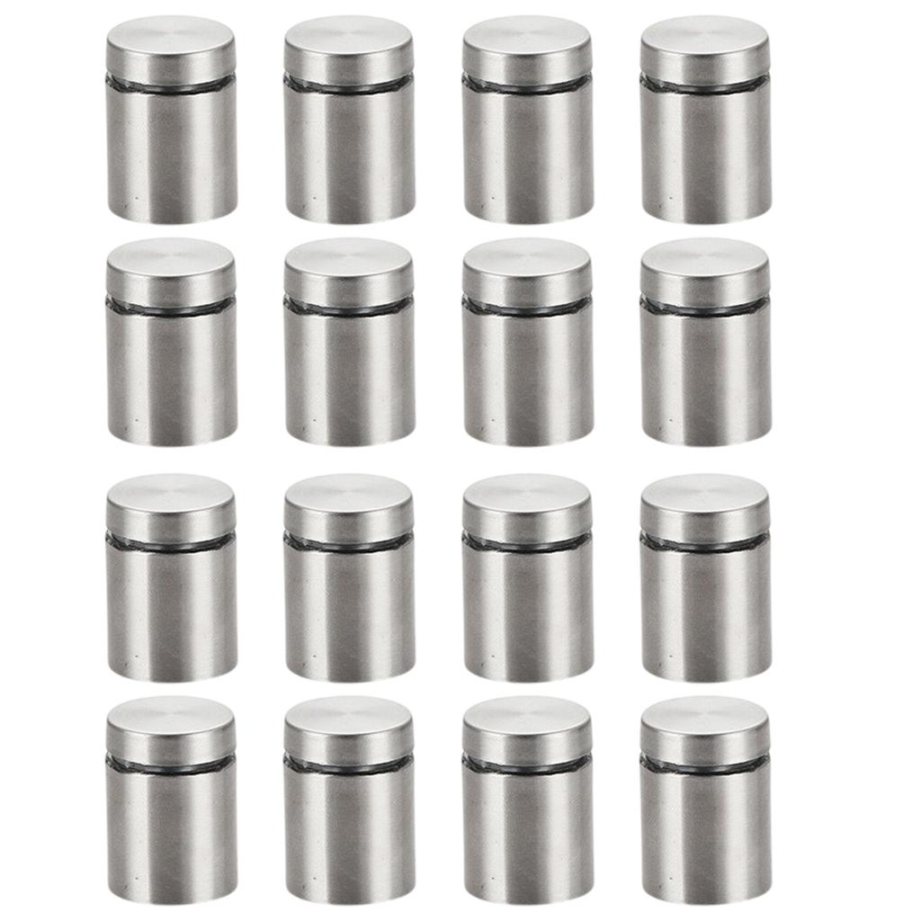 Practical Sturdy Stainless Steel Signboard Fixing Screws Pack of 16 Convenient for Commercial Displays Solution