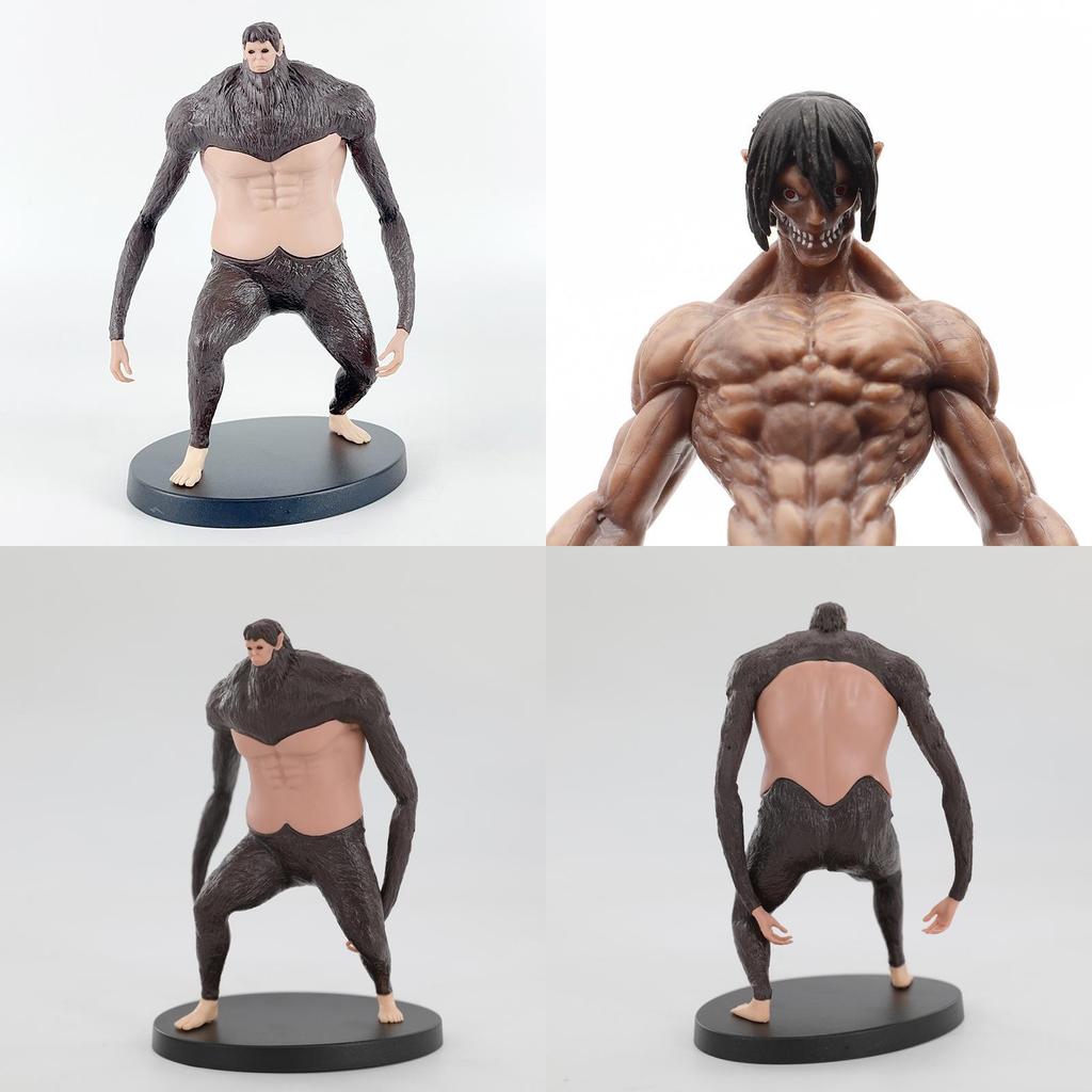 High Quality Attack On Titan Action Figures Set Featuring Eren Mikasa Levi Beast Titan Collectible Toys