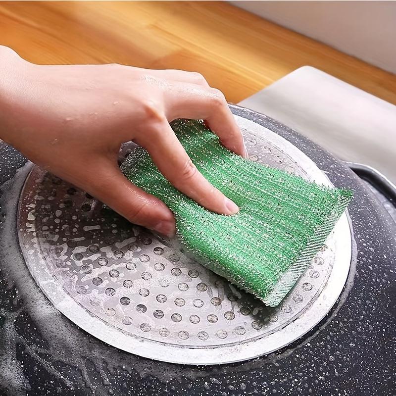 Homelyn Spugne Da Cucina Nero 9 Pezzi - 9x7x3 Cm - Lato Morbido E Abrasivo