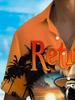 Men's Summer Hawaiian Shirt Printed Beach Casual Outing Men's Shirt
