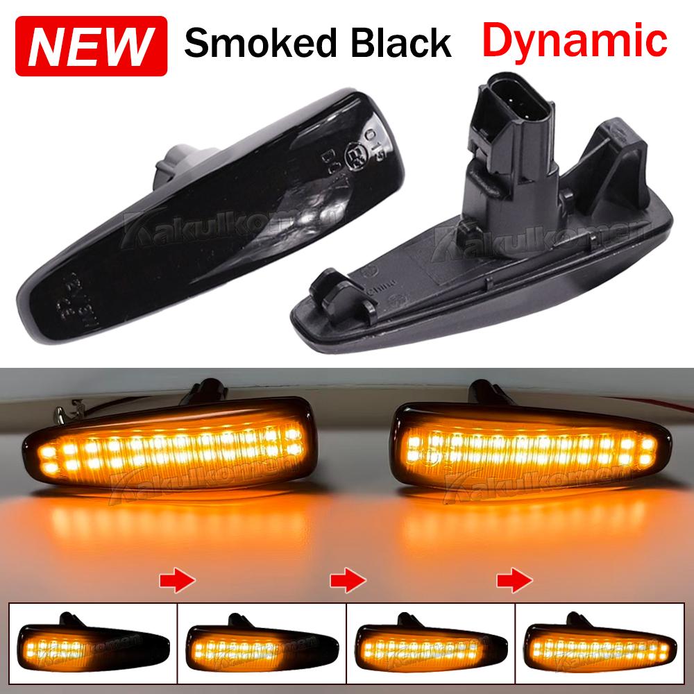 LED Seitenblinker Dynamische Blinkerleuchte Markierungsleuchte Für Mitsubishi Lancer Evolution Evo X Outlander Sport RVR ASX Mirage 2014+