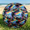Hot Wheels Print Size 5 Soccer Ball, PU Wear Resistant Football for Match Training and Daily Practice, Birthday Gift for Soccer Fans
