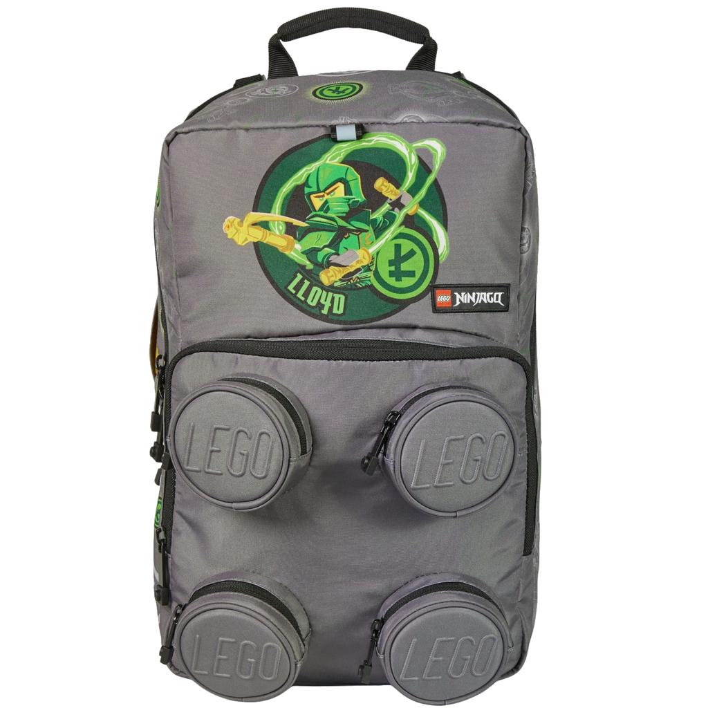 LEGO Ninjago Petersen School Backpack, for Boy grey Backpack