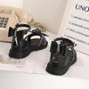 Girls sandals fashion Korean version of the soft-soled open-toed rhinestone student beach shoes