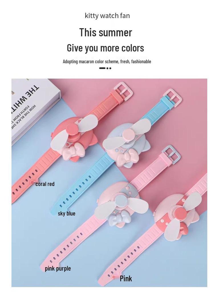 Mini Cartoon Kinder-Handgelenksventilator: Ultra-Leise, Handheld, Tragbare Kühlung für Studenten