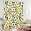 2D Flat Printing,JIT 2pcs, Curtains (Without Rod) Floral Tapestry Chic Curtains Versatile Polyester Fabric Curtains Thermal
