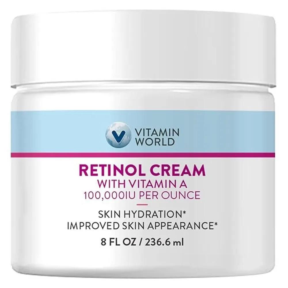 Vitamin World Retinol Cream 100,000 IU 236ml