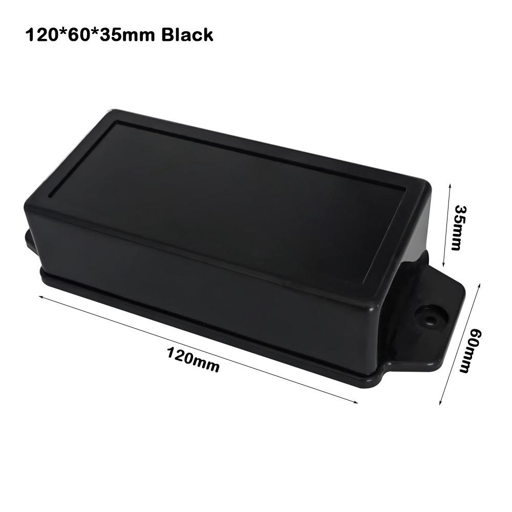 

Waterproof Storage Case White Black Housing Instrument Case Electronic Supplies 120*60*35mm Black