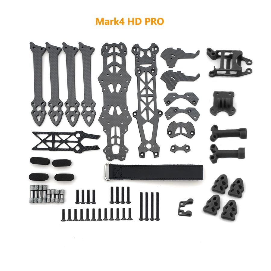 Mark4 HD Carbon Fiber FPV Frame Freestyle 5/6/7 inch 240mm Wheelbase for air unit RC Quadcopter Racing Drone parts