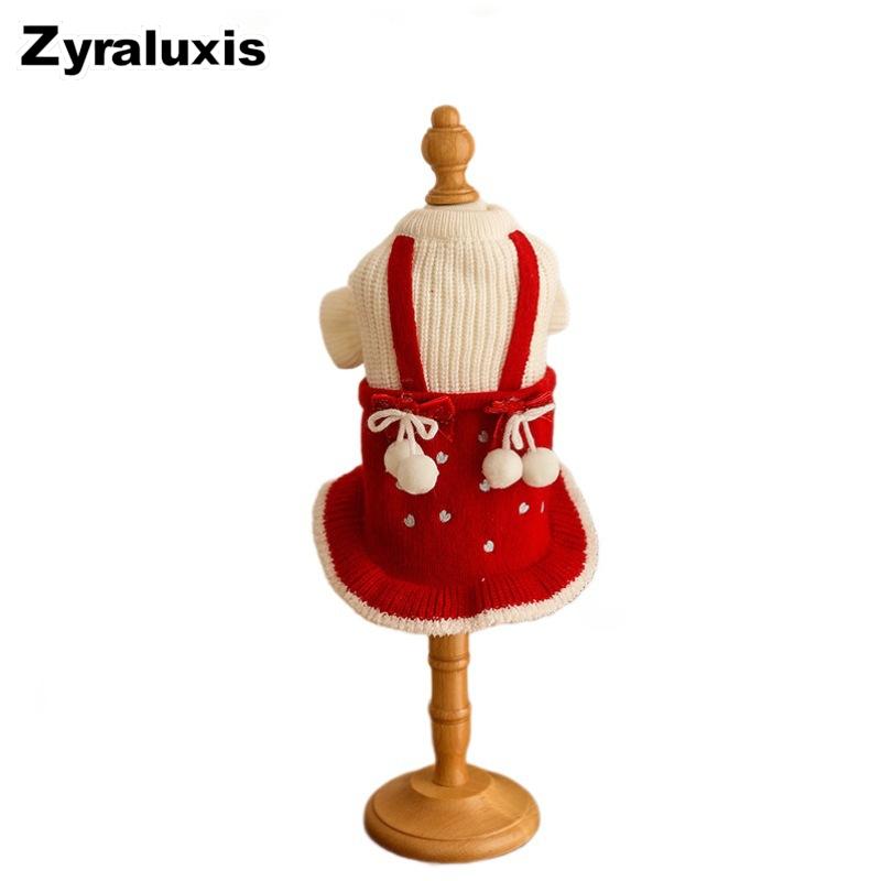 Cat Clothes Kitten Ragdoll Winter German Christmas Wool Sweater Pet Winter Warm Anti-Hairfall
