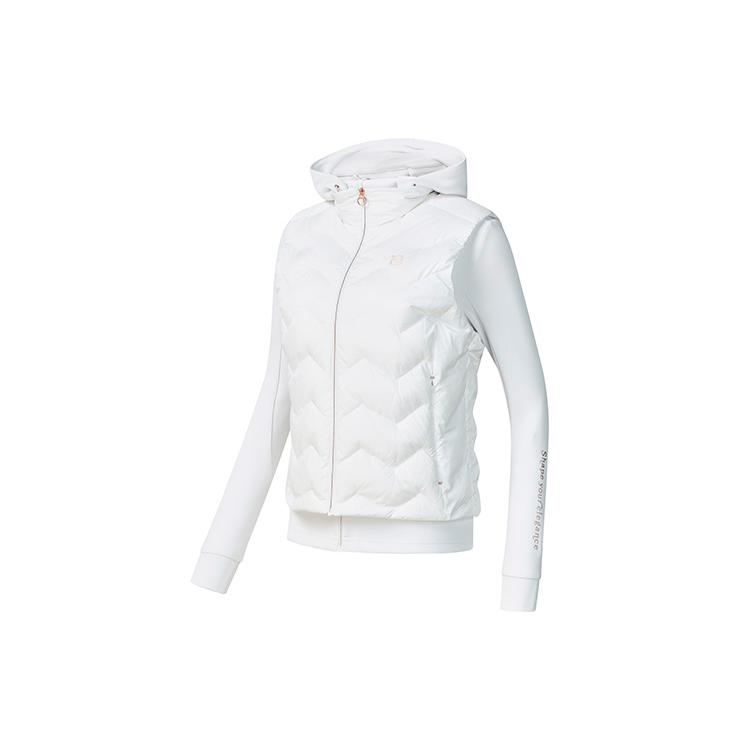 

New FILA Athletics Down Jackets Women s Jade White A11W241922F-WT XL