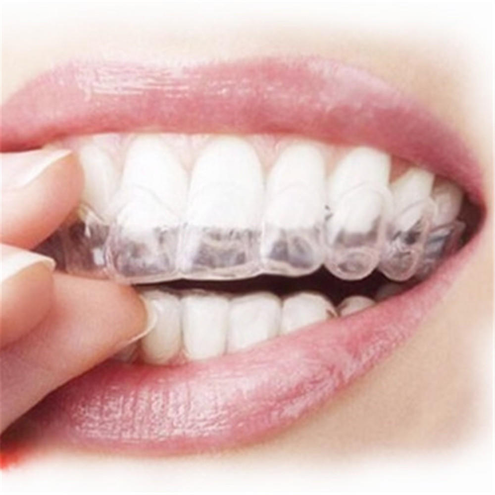 2 Pcs Invisible Orthodontic Braces For Teeth Thermoforming Mouthguard Teeth Trays Tooth Whitener Tools Oral Mouth Care Hygiene