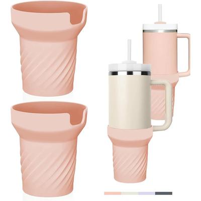 Silikon-Boot-Bodenhülsenabdeckung für Stanley 30oz/40oz Quencher Adventure Tumbler Getränkehalter Wasserflasche Schutzhülle