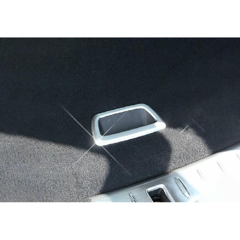 For BMW X1 F48 2016-2022 2022 ABS Silver Tailgate Rear Door Handle Cover Trim