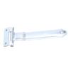 RV Trailer Door Strap Hinge 12 Inch Metal Trailer Door Offset Bent Hinge for Side Door Enclosed Cargo Utility