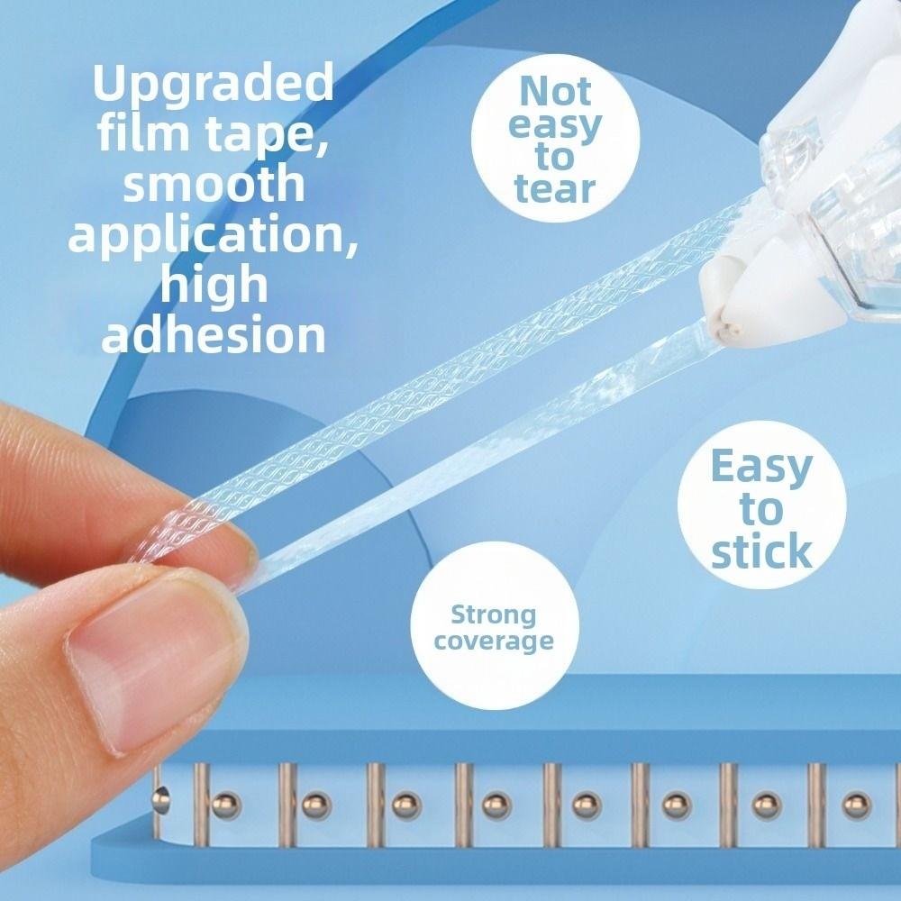 4Pcs/Set Diy Dot Glue Roller Tapes 5M Multi-Functional Double Sided Adhesive Tape Stationery Portable Roller Tape Runner